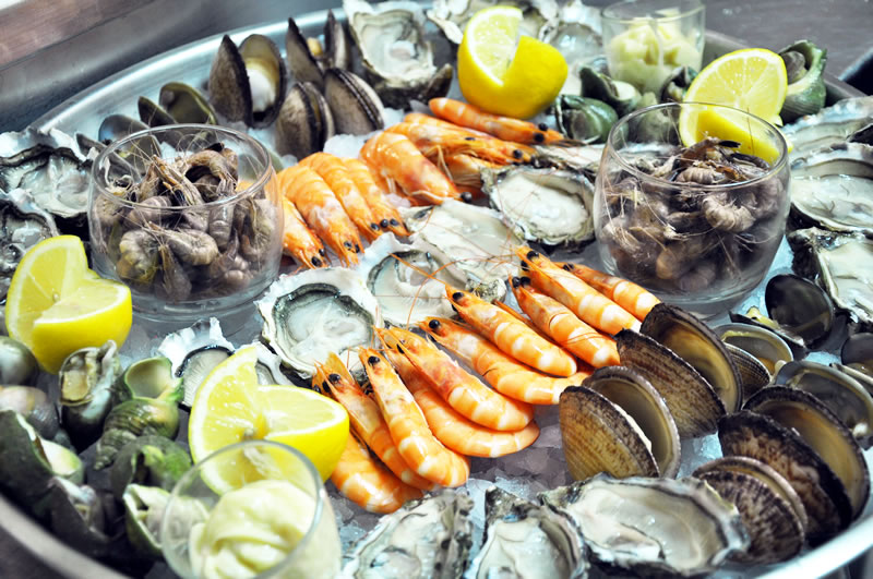 Assiette de crustacés-La Marée