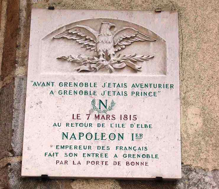 passage de Napoleon les 7, 8, 9 Mars 1815